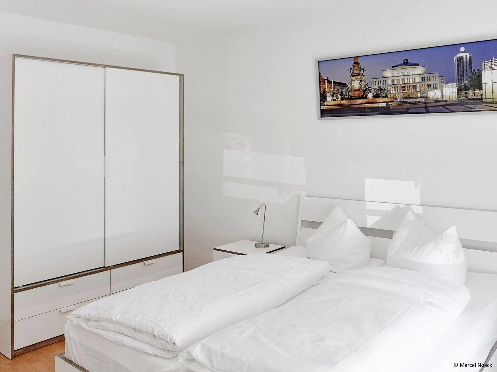 City Park Apartments - #11.02 - Luxus Apartment Mit Tiefgarage Leipzig Ngoại thất bức ảnh